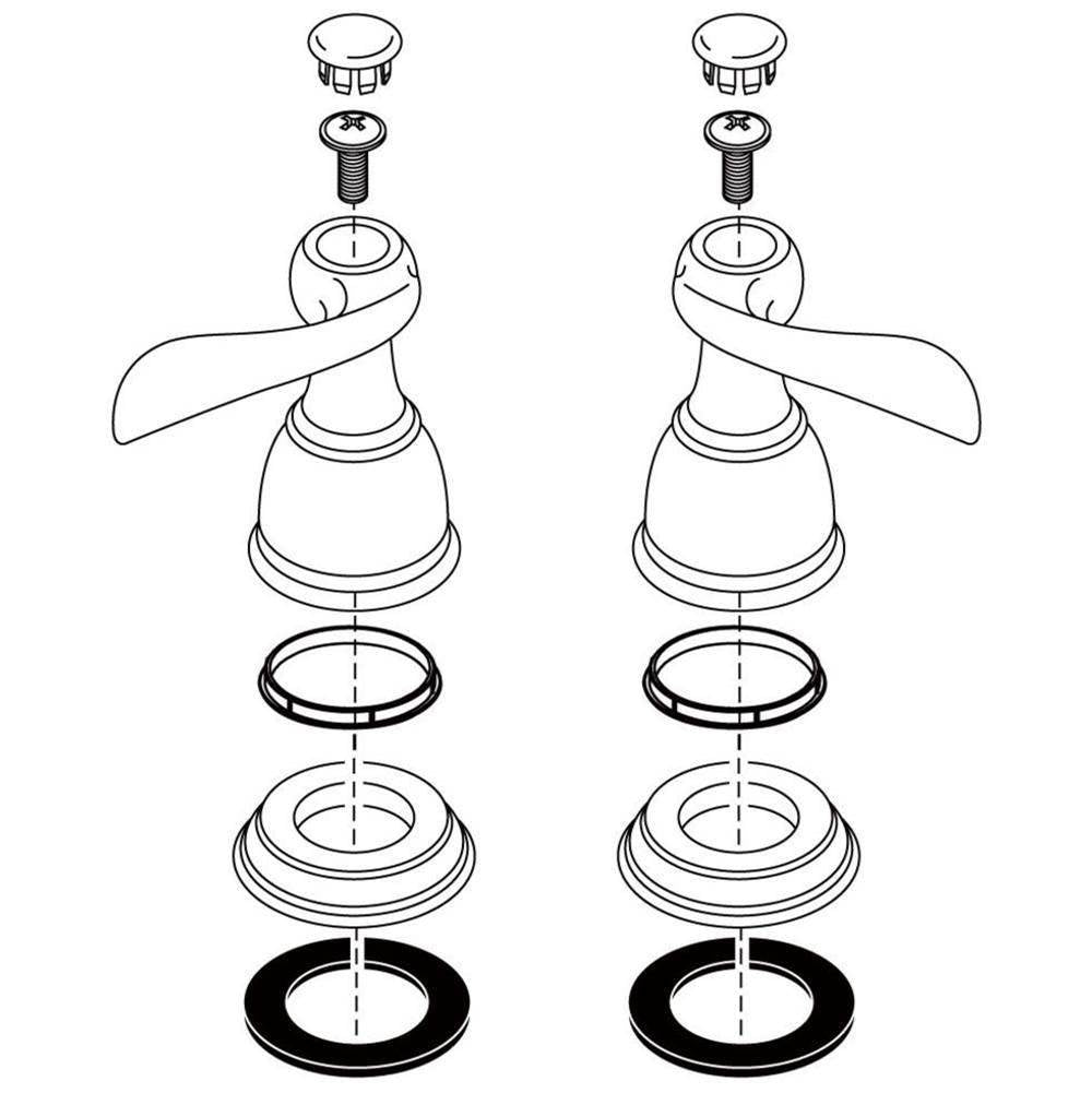 Delta Faucet - Windemere Metal Lever Handle Set - Chrome