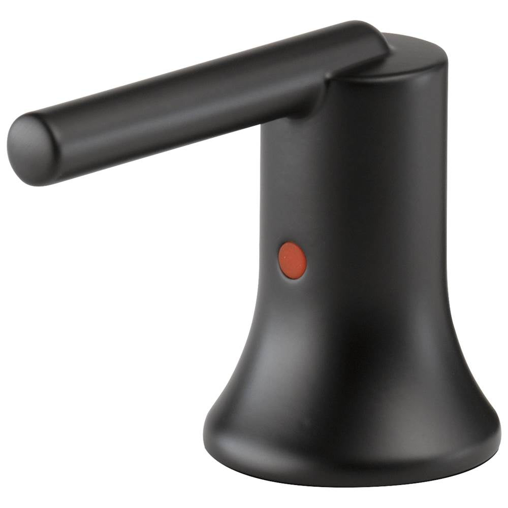 Delta Faucet - Trinsic Metal Lever Handle Set - 2H Bathroom - Matte Black