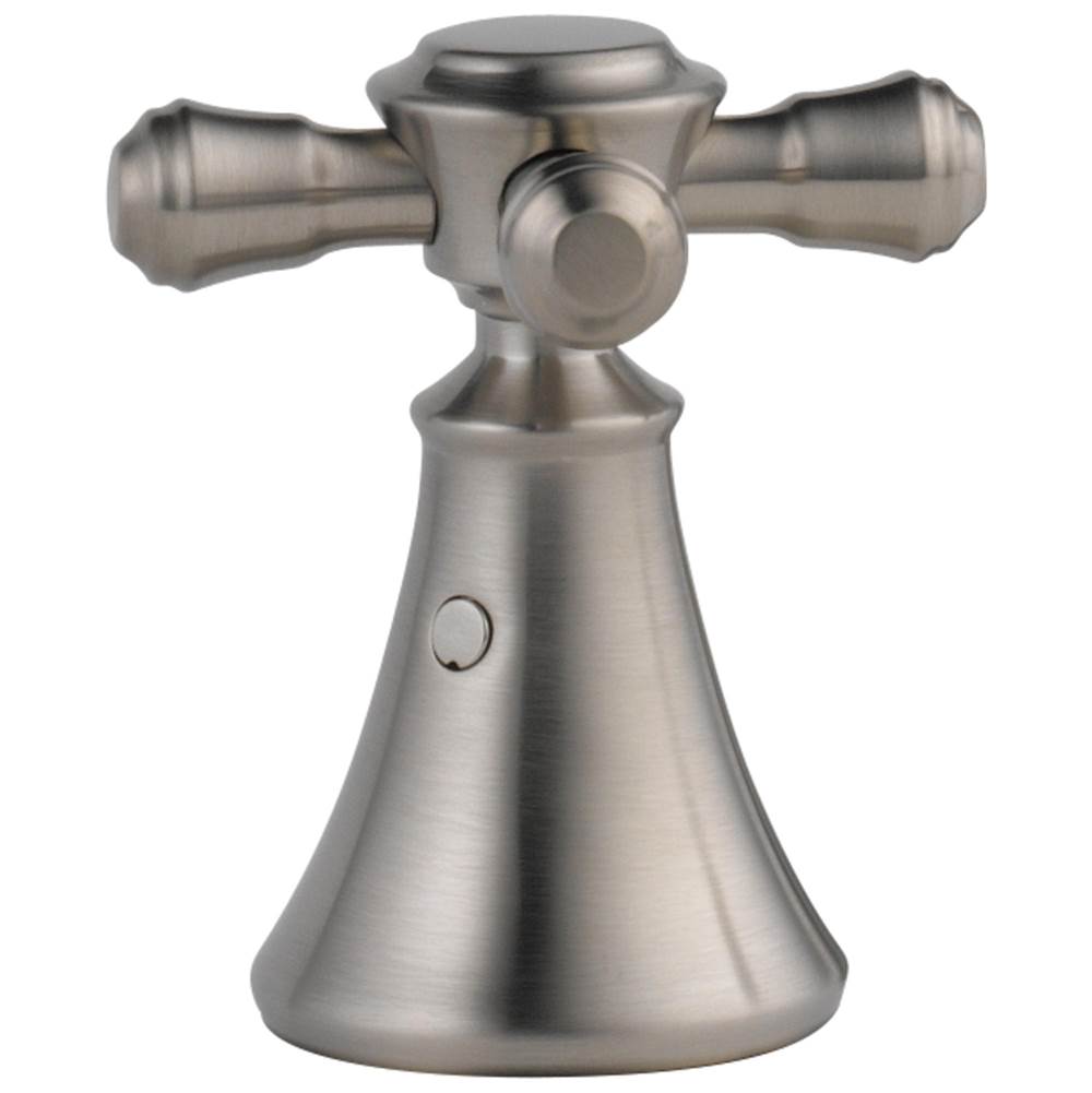 Delta Faucet - CassidyE Metal Cross Handle Set - Deck Mount Bathroom & Bidet - Stainless