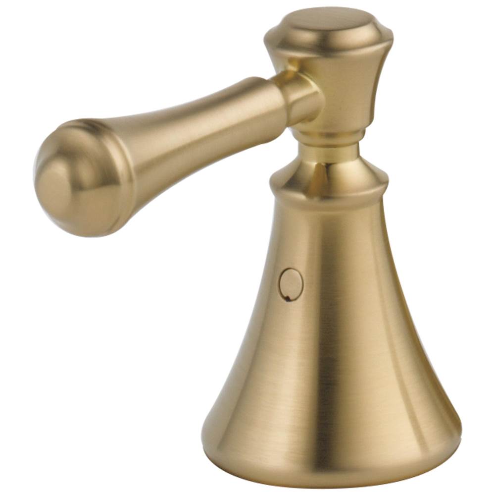 Delta Faucet - CassidyE Metal Lever Handle Set - Deck Mount Bathroom & Bidet - Champagne Bronze