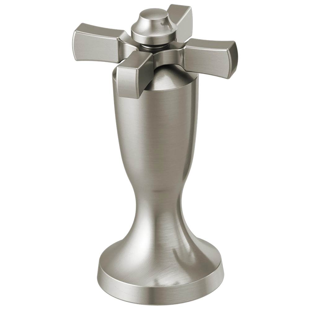 Delta Faucet - DorvalE Handle 1C-Roman Tub and WM Tub Filler - Stainless