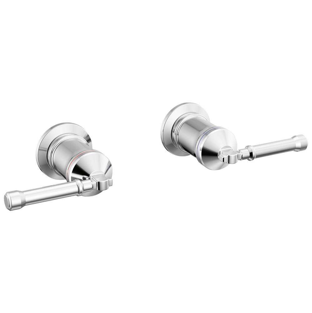 Delta Faucet - BroderickE Wall Mount Tub Filler Handle Kit-Lever - Lumicoat® Chrome