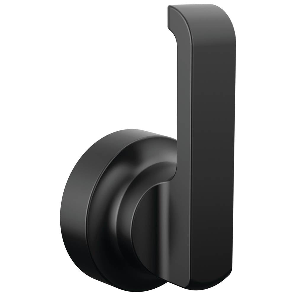 Delta Faucet - TetraE Floor Mount Tub Filler Handle - Lever - Matte Black