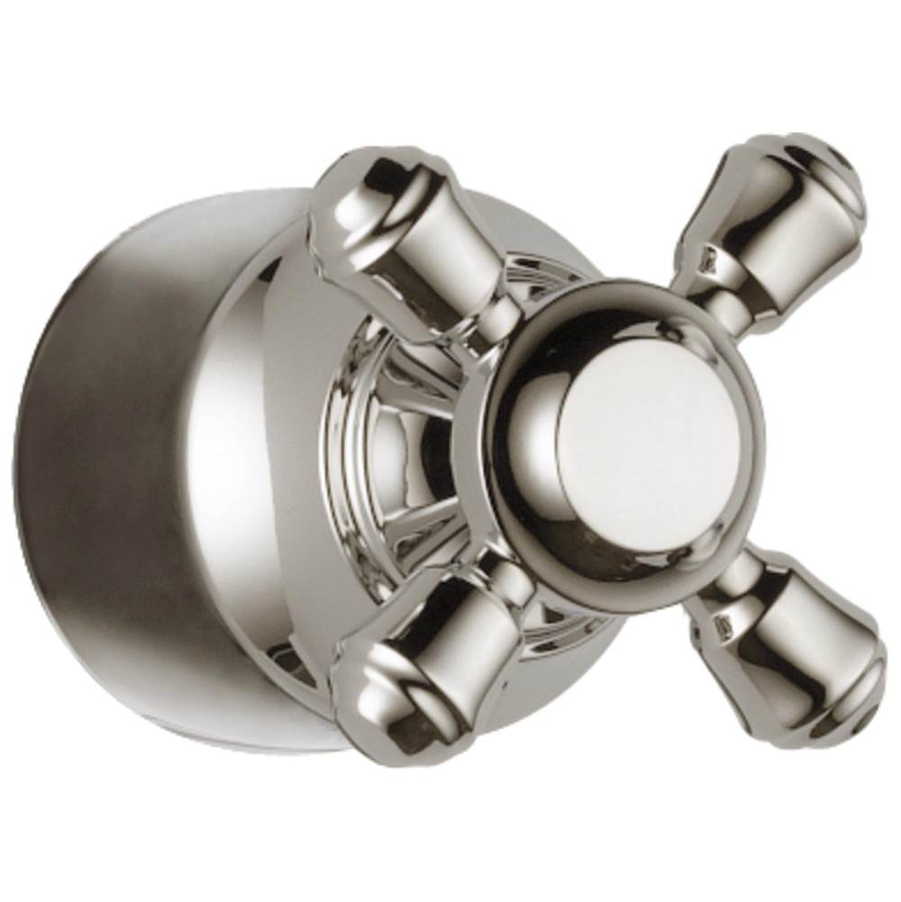 Delta Faucet - CassidyE Metal Cross Handle Kit - Transfer Valve - Polished Nickel