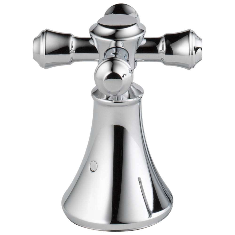 Delta Faucet - CassidyE Metal Cross Handle Set - Roman Tub - Chrome
