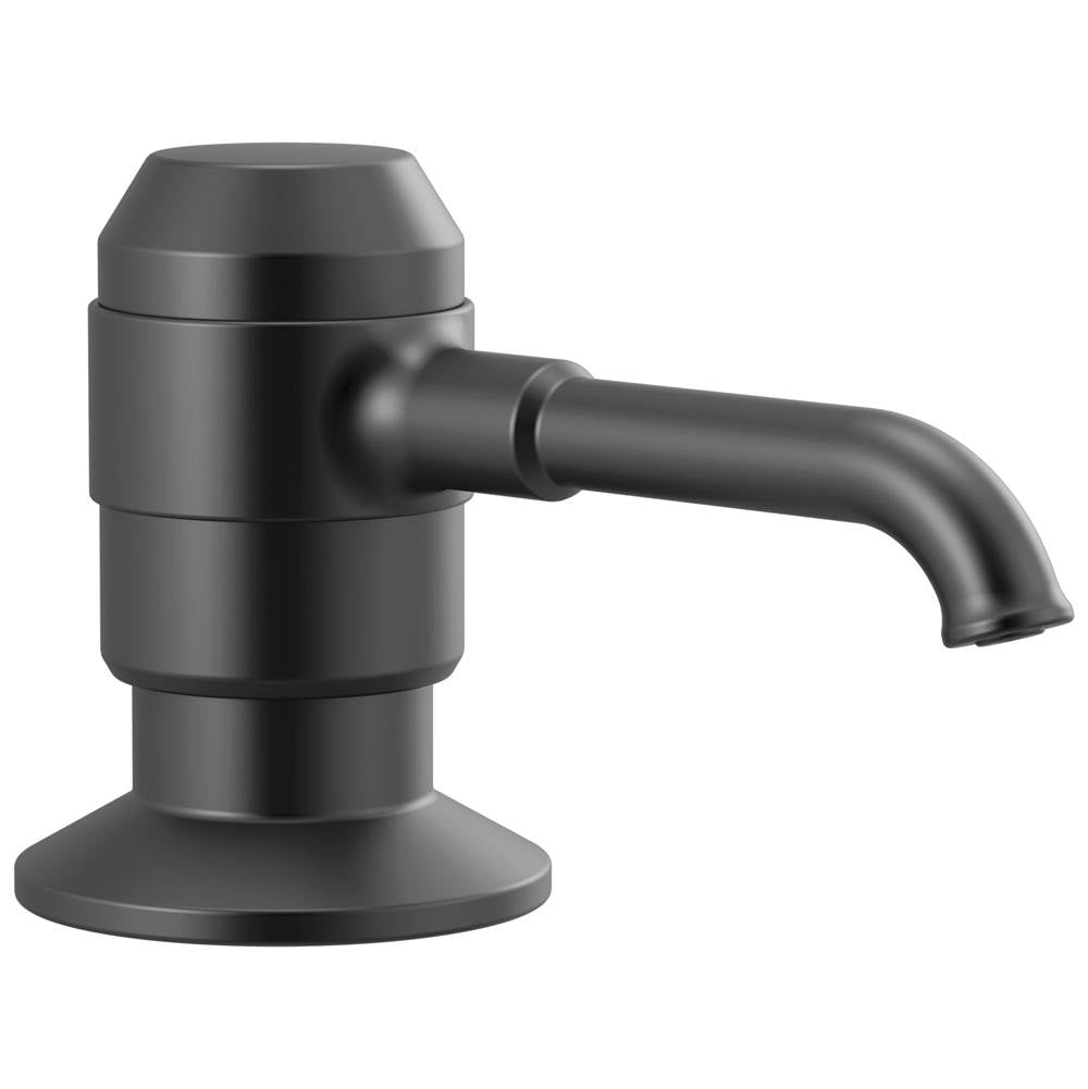 Delta Faucet - BroderickE Soap/Lotion Dispenser w/Bottle - Matte Black