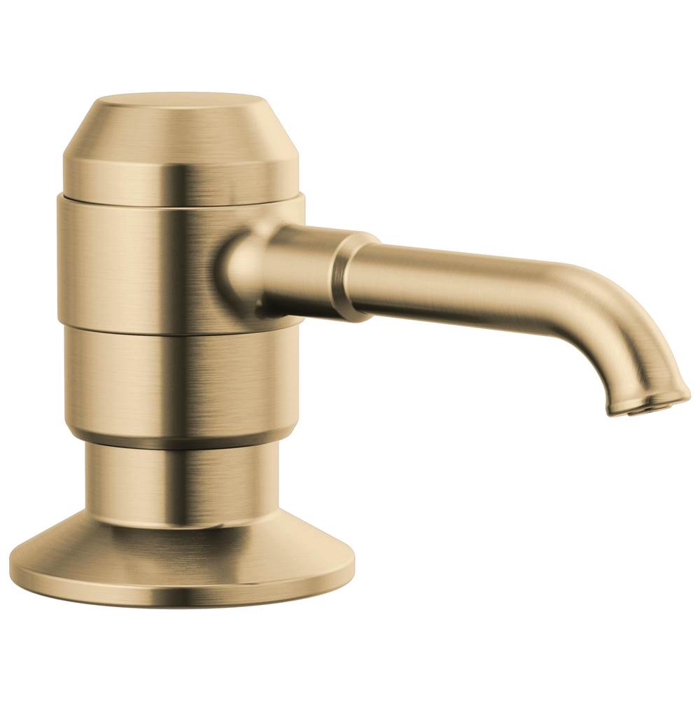 Delta Faucet - BroderickE Soap/Lotion Dispenser w/Bottle - Champagne Bronze