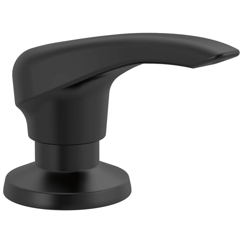 Delta Faucet - EsqueE Metal Soap Dispenser - Matte Black