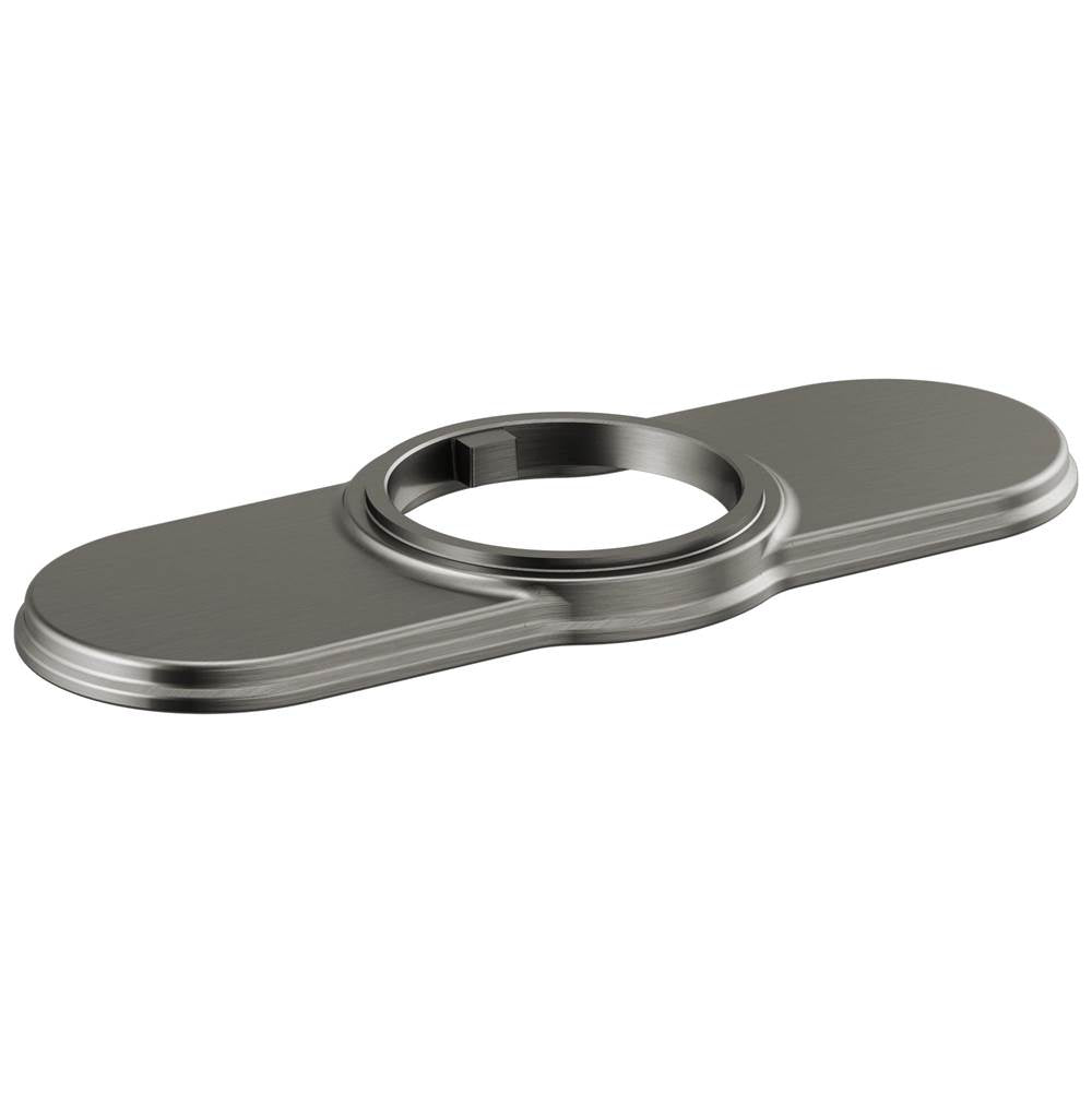 Delta Faucet - BroderickE Escutcheon - True Bar - Black Stainless