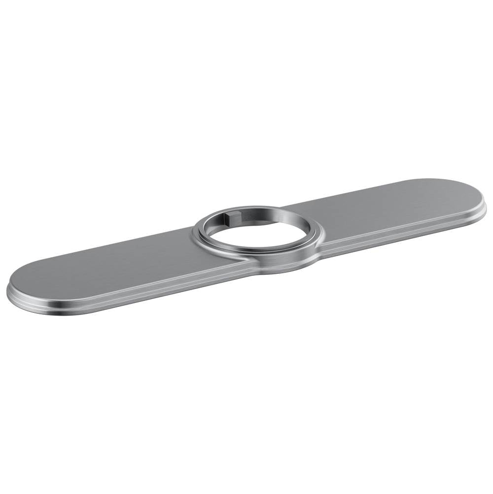 Delta Faucet - BroderickE Escutcheon - Pulldown - Arctic Stainless