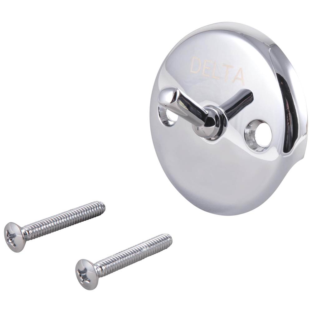 Delta Faucet - Other Overflow Plate & Screws - Trip Lever - Chrome