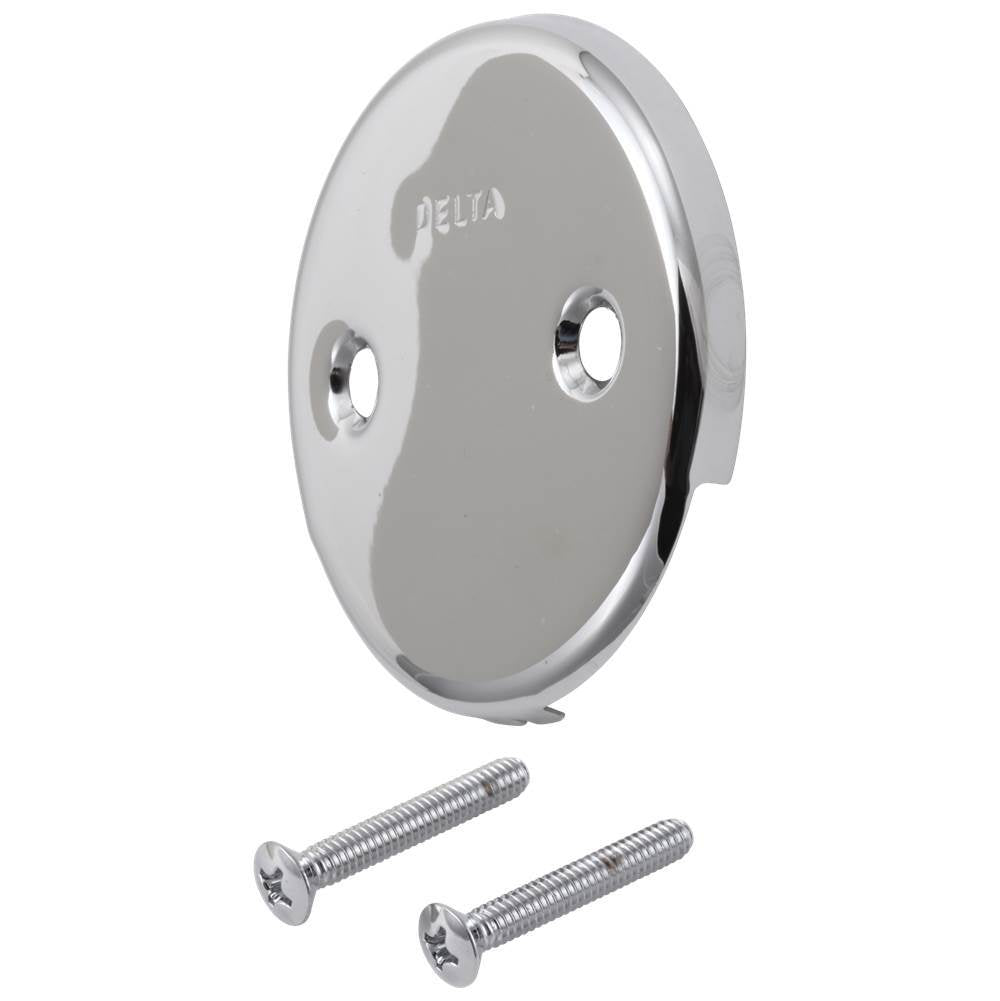 Other Overflow Plate & Screws - No Trip Lever