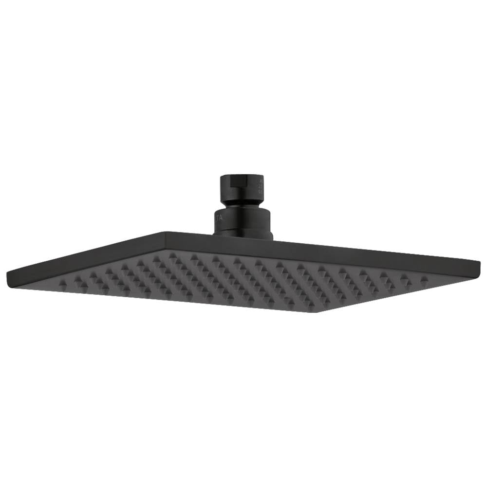 Delta Faucet - Universal Showering Components Single Setting Overhead Showerhead - Matte Black