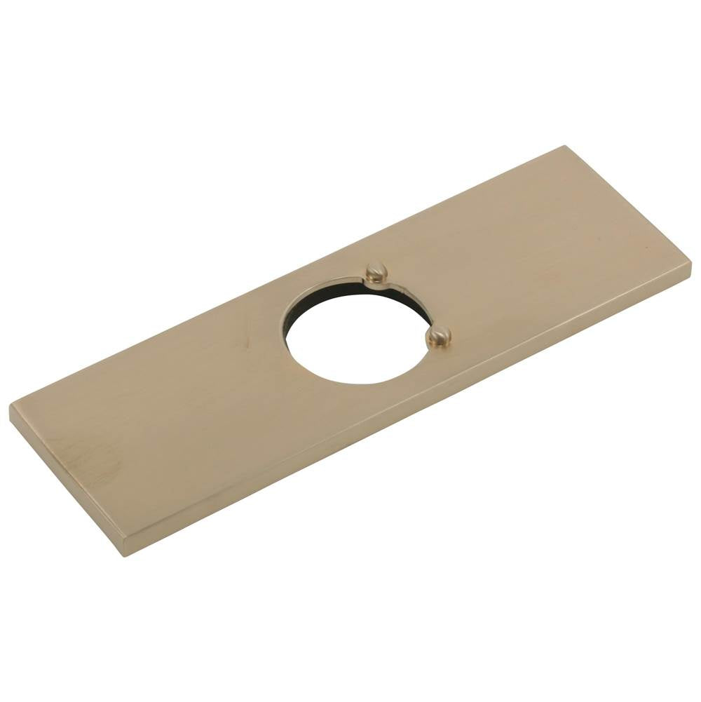 Delta Faucet - Vero Escutcheon w/ Gasket - 3 Hole Bathroom - Champagne Bronze