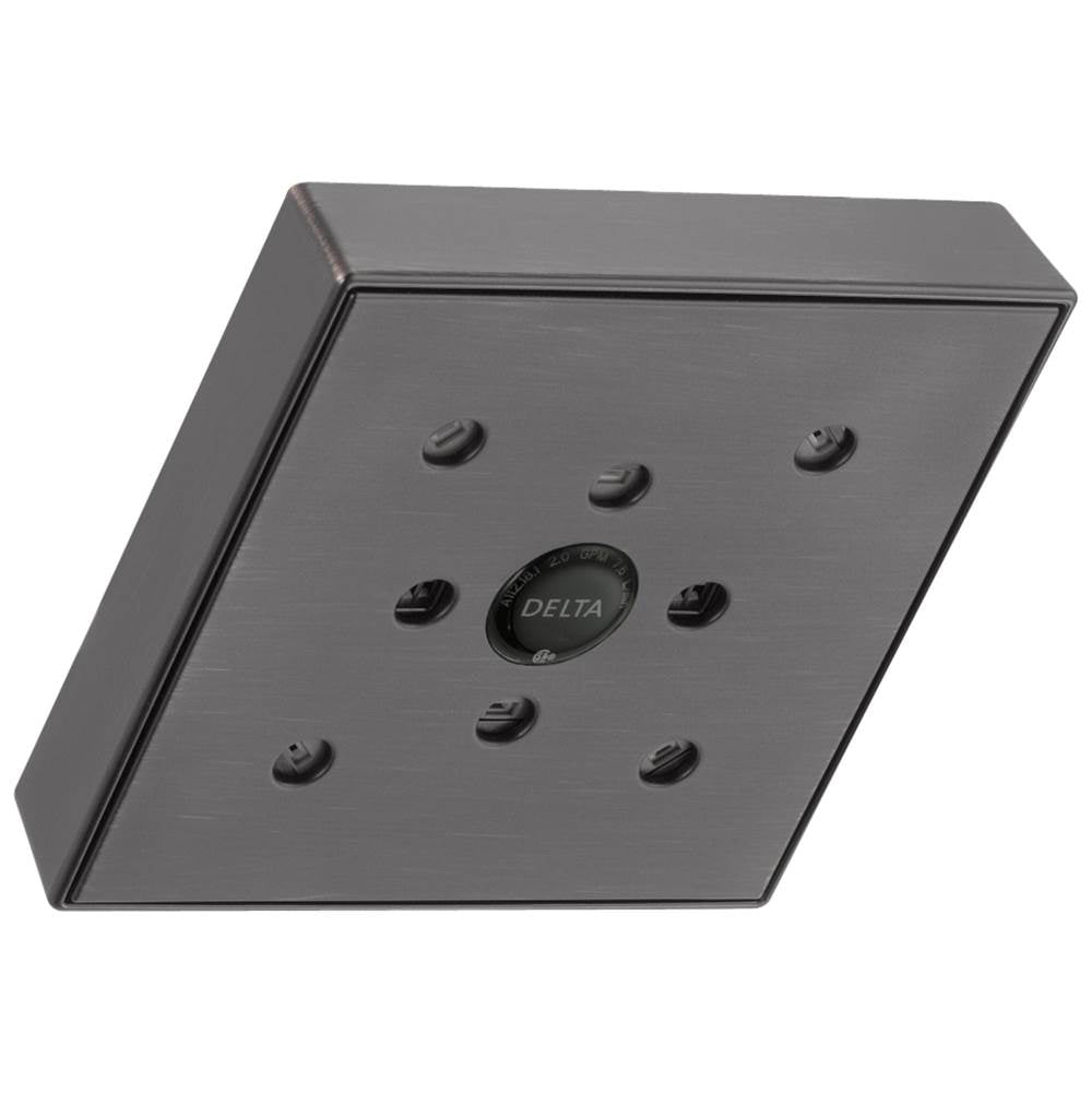 Delta Faucet - Universal Showering Components H2OKineticSingle-Setting Raincan Shower Head - Venetian Bronze