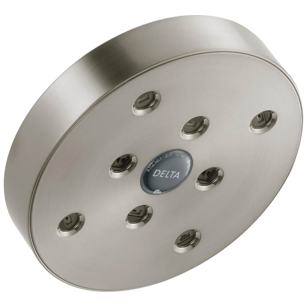 Delta Faucet - Universal Showering Components H2Okinetic Raincan Single-Setting Shower Head - Stainless