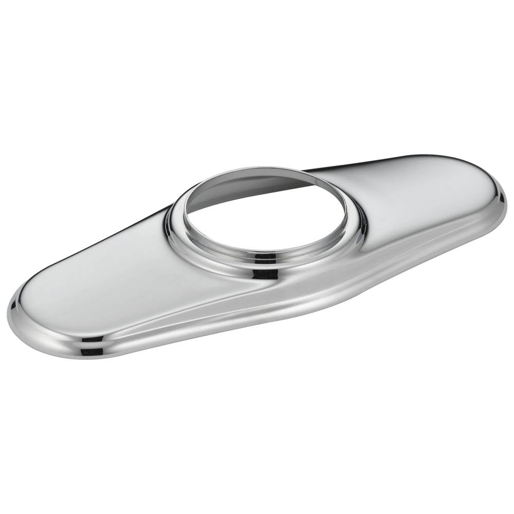 Delta Faucet - CassidyE Escutcheon w/ Gasket - 4'' - 1 Hole Bathroom & Bar - Chrome