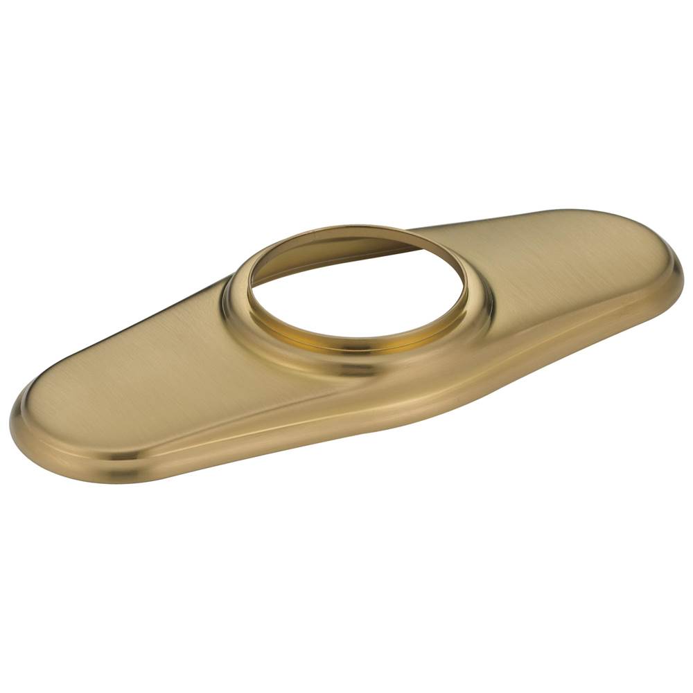 Delta Faucet - CassidyE Escutcheon w/ Gasket - 4'' - 1 Hole Bathroom & Bar - Champagne Bronze