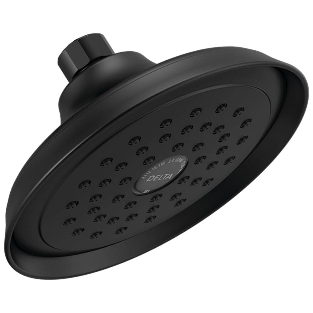 Delta Faucet - Silverton Shower Head 1.75 GPM 1-Setting - Matte Black