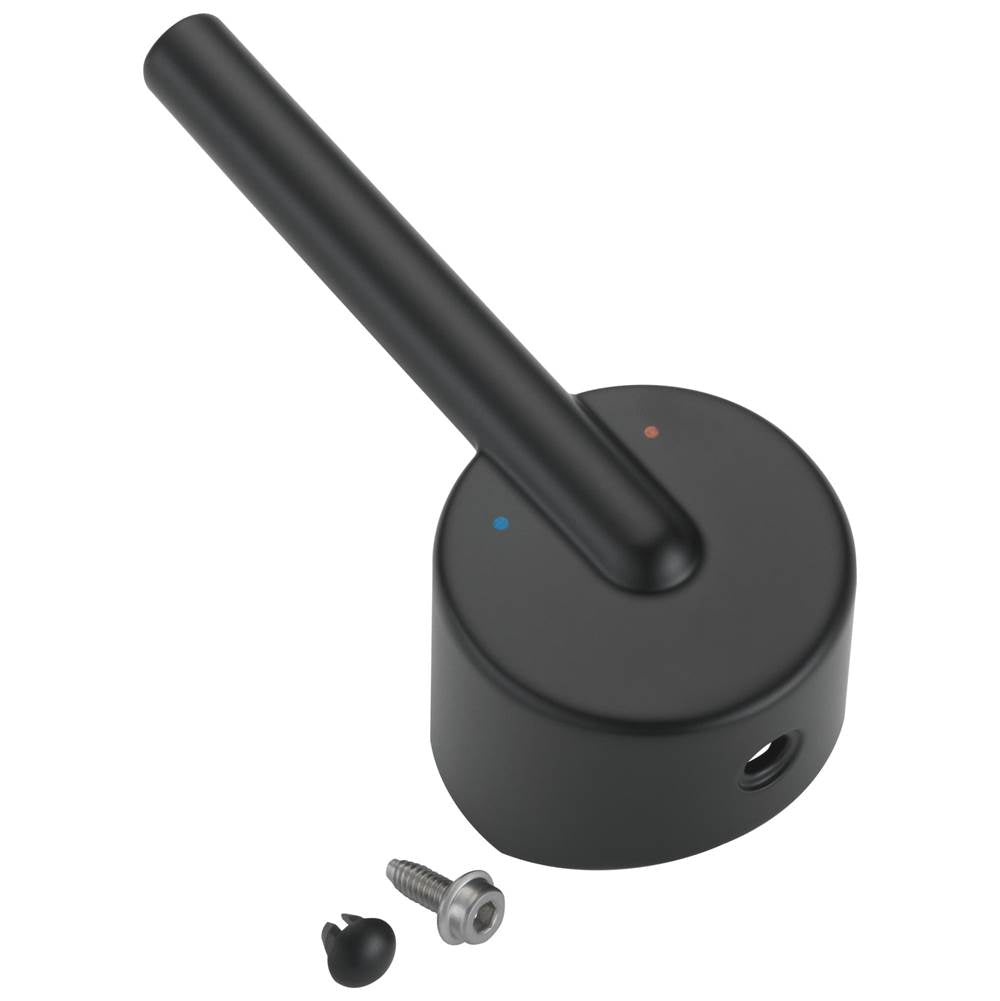 Delta Faucet - Trinsic Metal Lever Handle Kit - Wall Mount - Matte Black