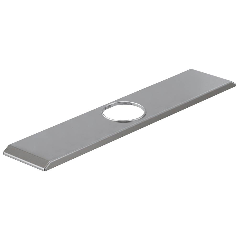 Delta Faucet - PivotalE 8 Inch Escutcheon, Gasket Studs and Mounting Hardware - Arctic Stainless