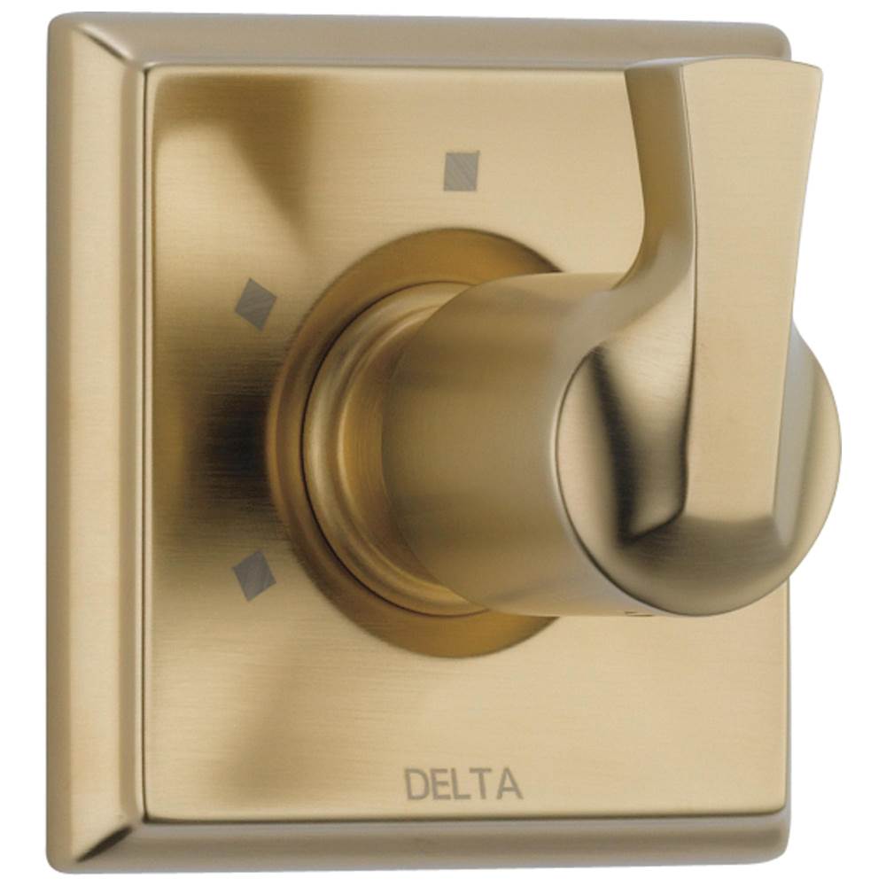 Delta Faucet - DrydenE 3-Setting 2-Port Diverter Trim - Champagne Bronze