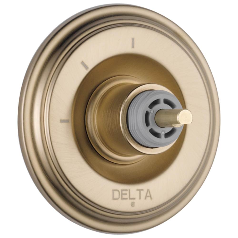 Delta Faucet - CassidyE 3-Setting 2-Port Diverter Trim - Less Handle - Champagne Bronze