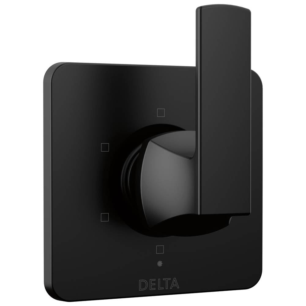 Delta Faucet - VelumE 6-Setting 3-Port Diverter Trim - Matte Black