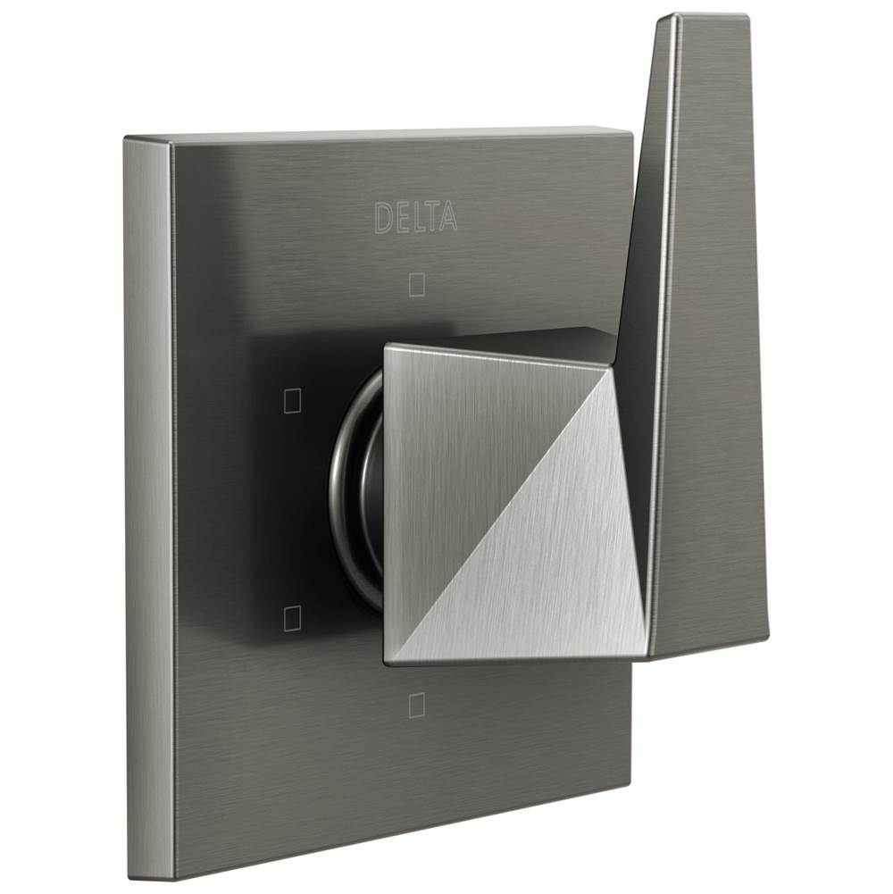 Delta Faucet - TrillianE 6-Setting Diverter Trim - Lumicoat® Black Stainless