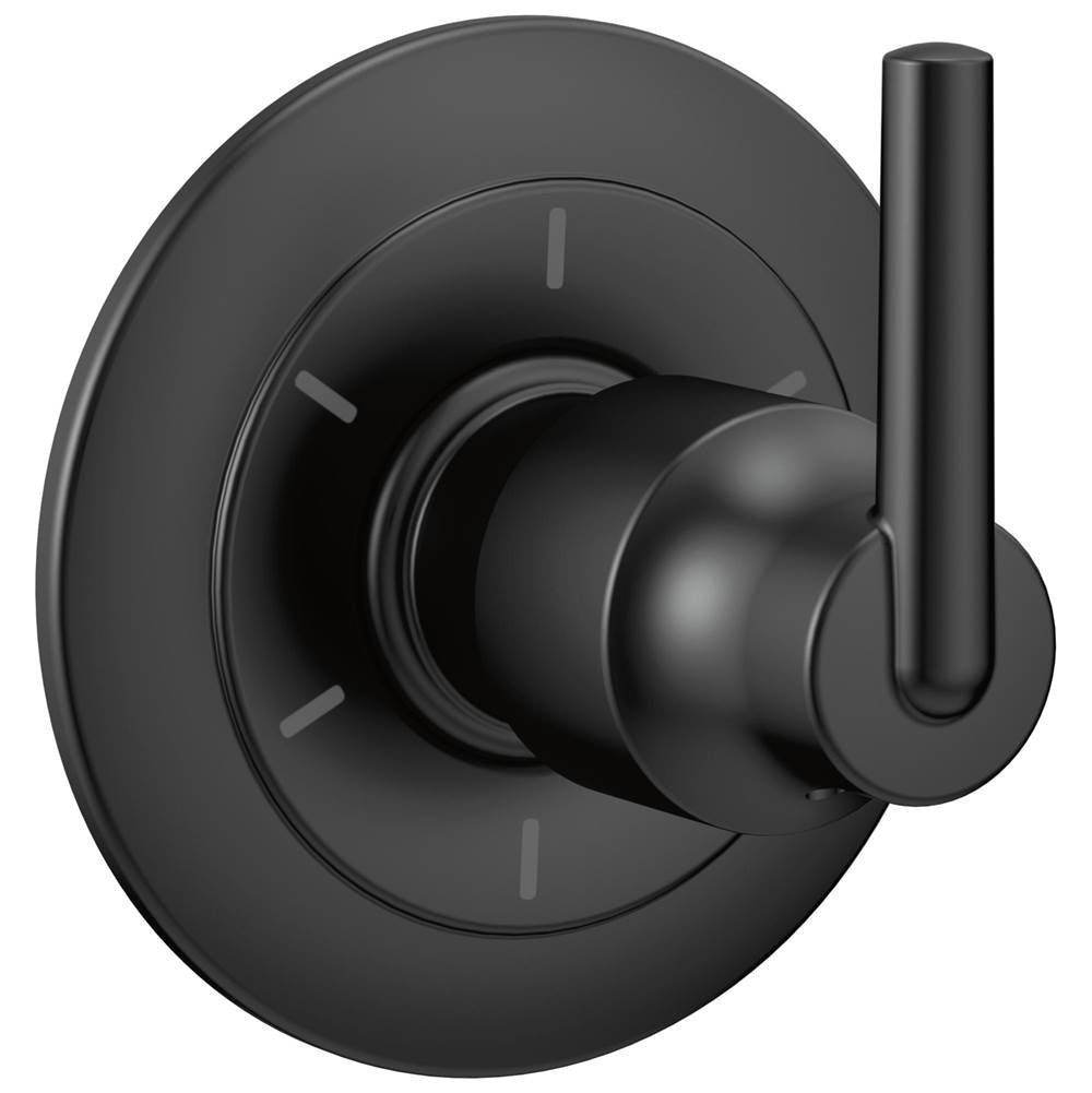 Delta Faucet - Trinsic 6-Setting 3-Port Diverter Trim - Matte Black