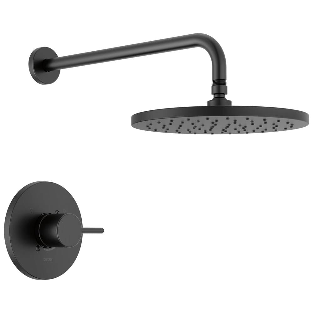 Delta Faucet - ModernE Monitor 14 Series Shower Trim - Matte Black
