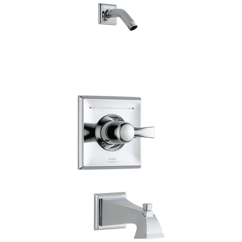 Delta Faucet - DrydenE Monitor 14 Series Tub & Shower Trim - Less Head - Chrome