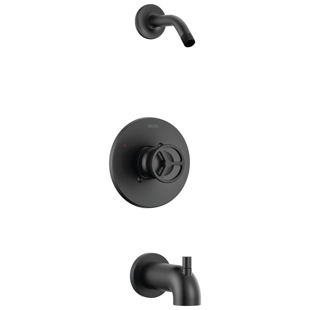 Delta Faucet - Trinsic Tub Shower Trim Less Shower Head - Matte Black
