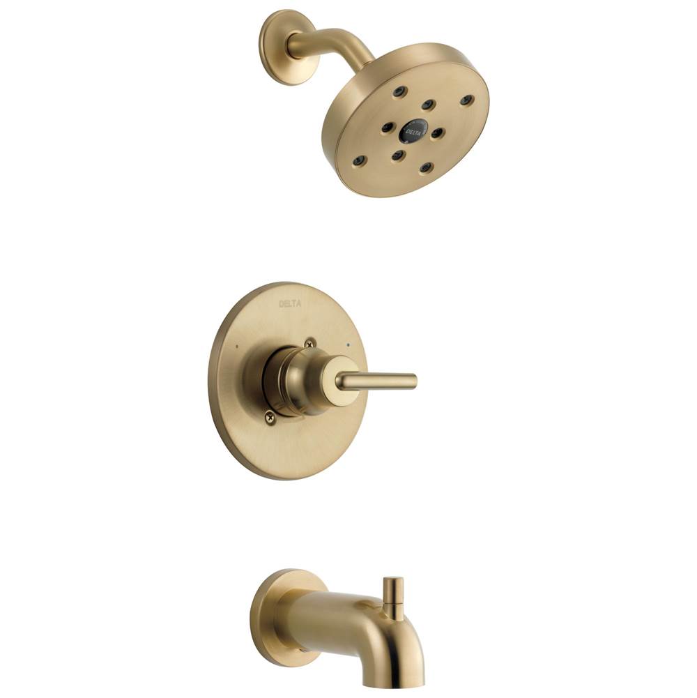 Delta Faucet - Trinsic Monitor 14 Series H2OKineticTub & Shower Trim - Champagne Bronze
