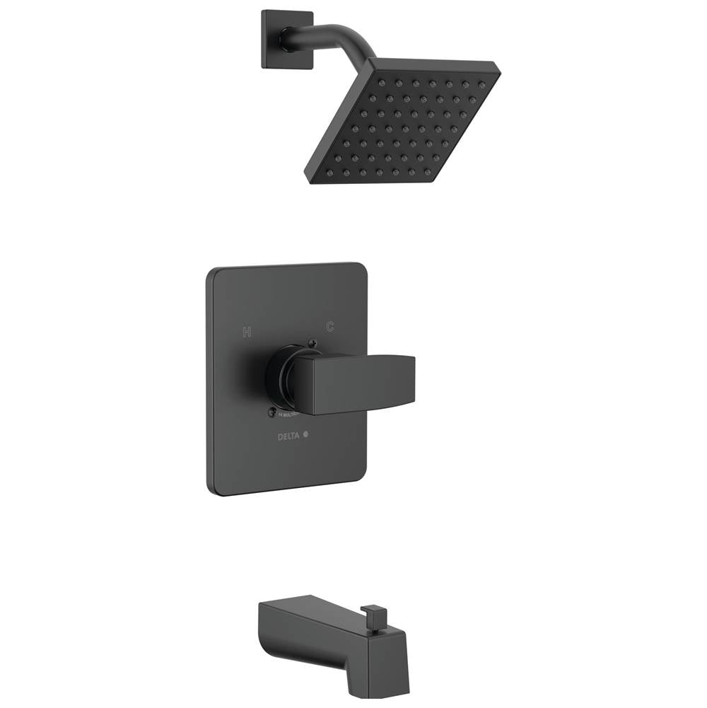 Delta Faucet - ModernE Monitor 14 Series Tub & Shower Trim - Matte Black
