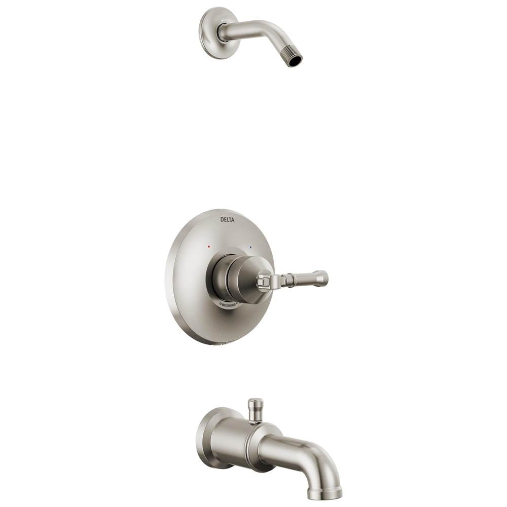 Delta Faucet - BroderickE 14 Series Tub Shower Trim - Less Head - Lumicoat® Stainless