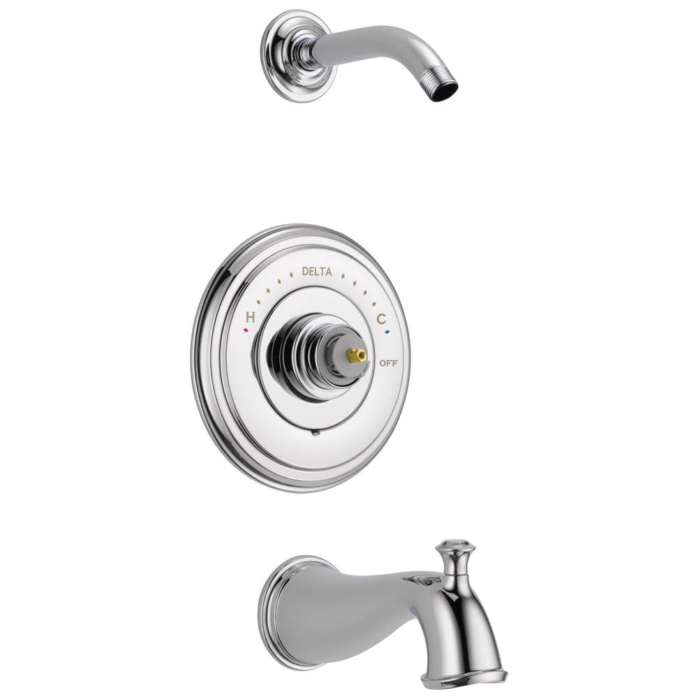 Delta Faucet - CassidyE Monitor 14 Series Tub & Shower Trim - Less Handle - Less Head - Chrome