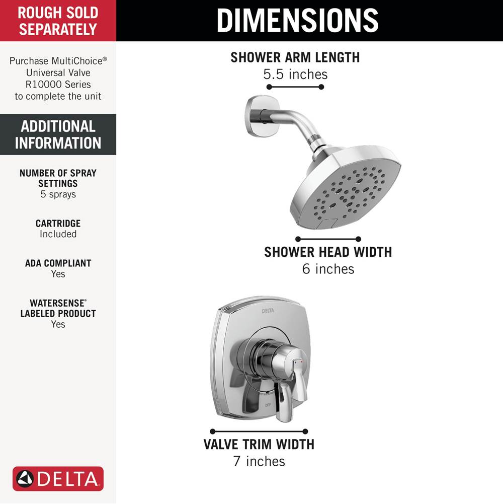 Stryke 17 Series Shower Only