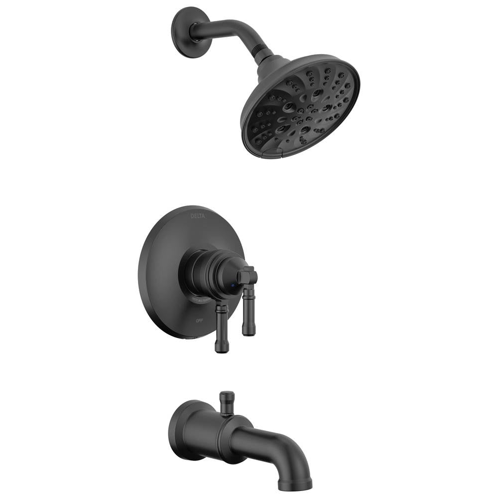 Delta Faucet - BroderickE 17 Series Tub Shower Trim - Matte Black