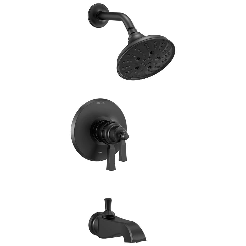 Delta Faucet - DorvalE TempAssure 17T Series Tub & Shower Trim - Matte Black