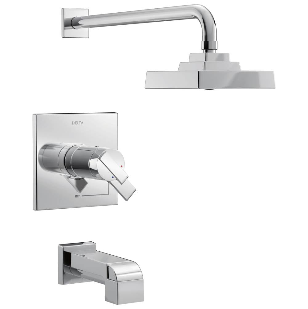 Delta Faucet - Ara TempAssure 17T Series H2Okinetic Tub & Shower Trim - Chrome