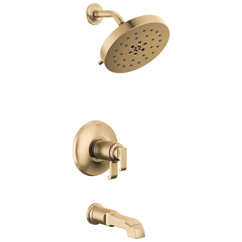 Delta Faucet - TetraE 17T Series Tub Shower Trim - Lumicoat® Champagne Bronze