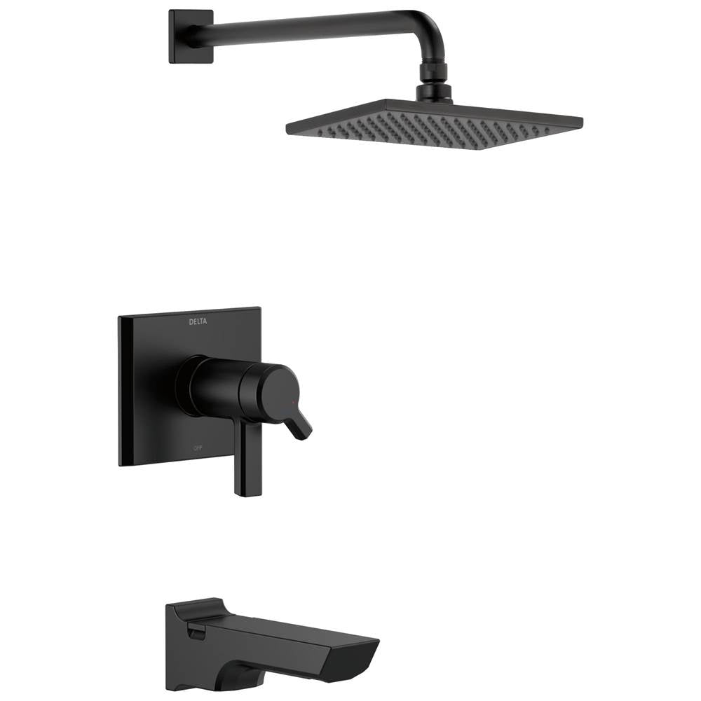 Delta Faucet - PivotalE TempAssure 17T Series H2OKineticTub & Shower Trim - Matte Black