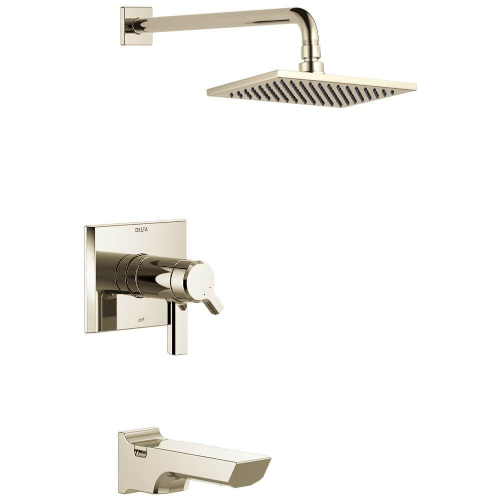 Delta Faucet - PivotalE TempAssure 17T Series H2OKineticTub & Shower Trim - Lumicoat® Polished Nickel