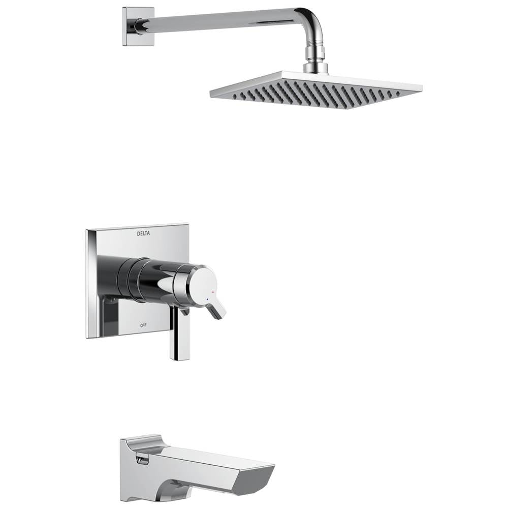 Delta Faucet - PivotalE TempAssure 17T Series H2OKineticTub & Shower Trim - Lumicoat® Chrome