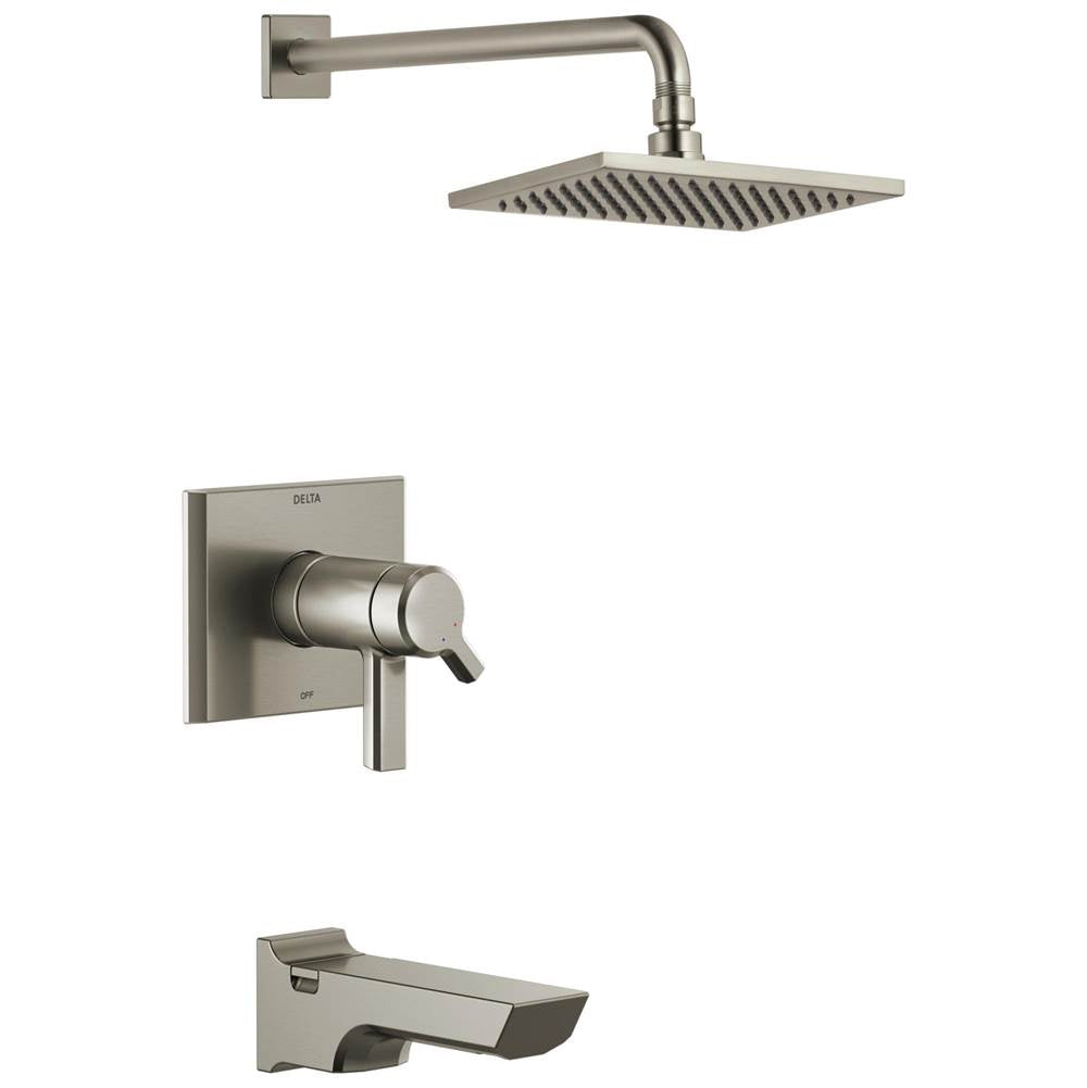Delta Faucet - PivotalE TempAssure 17T Series H2OKineticTub & Shower Trim - Lumicoat® Stainless