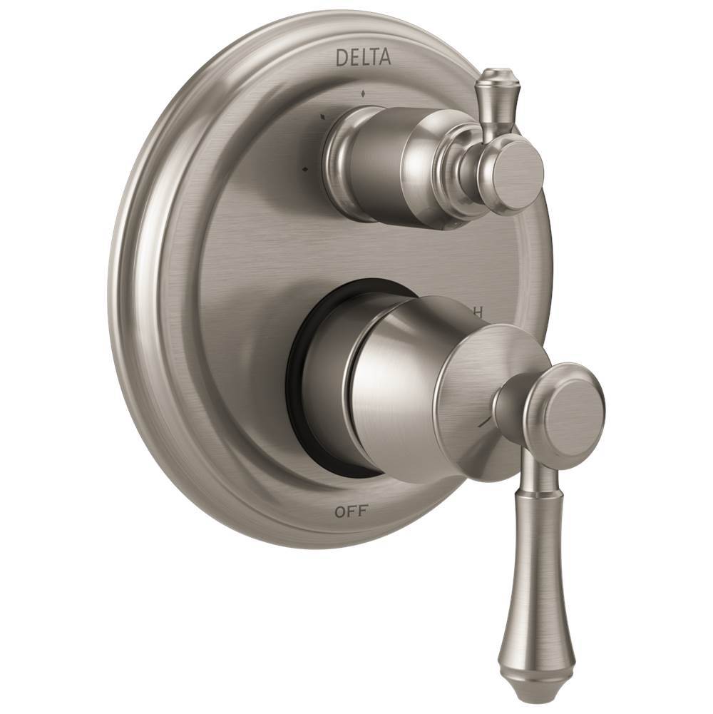 CassidyE Traditional 2-Handle Monitor 14 Series Valve Trim with 3-Setting Integrated Diverter