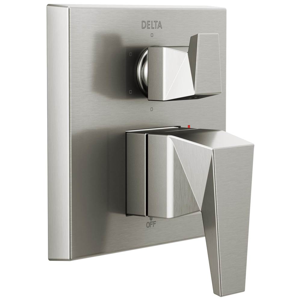 Delta Faucet - TrillianE Two-Handle Monitor 14 Series Valve Trim with 6-Setting Diverter - Lumicoat® Stainless