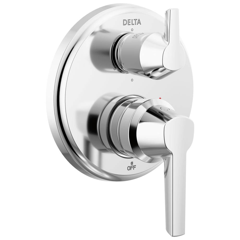 Delta Faucet - GaleonE 14S Integrated Diverter Trim - 6 Setting - Lumicoat® Chrome