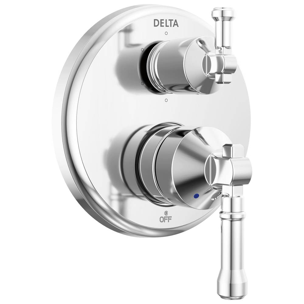 Delta Faucet - BroderickE 14 Series Integrated Diverter Trim 6-Setting - Lumicoat® Chrome